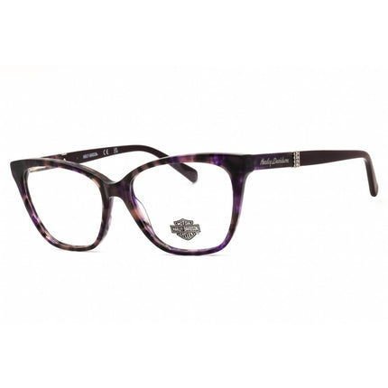 Harley Davidson Women's Eyeglasses - Violet/Havana Rectangular Frame | HD50059 081 ,