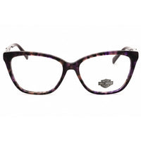 Harley Davidson Women's Eyeglasses - Violet/Havana Rectangular Frame | HD50059 081 ,