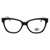 Harley Davidson Women's Eyeglasses - Shiny Black Rectangular Shape Frame | HD50106 001 ,