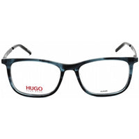 Hugo Men's Eyeglasses - Striped Blue Acetate/Metal Full Rim Frame | HG 1018 AVS 00 ,
