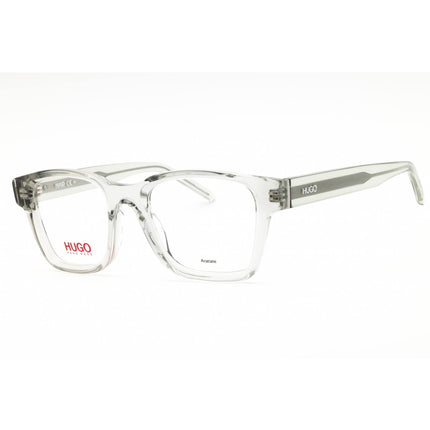 Hugo Men's Eyeglasses - Grey Acetate Rectangular Full Rim Frame | HG 1158 0KB7 00 ,