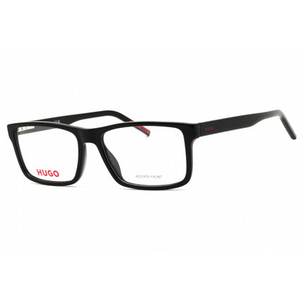 Hugo Men's Eyeglasses - Black Acetate Rectangular Full Rim Frame | HG 1262 0807 00 ,