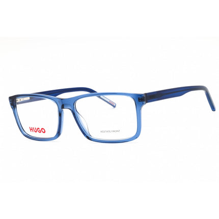 Hugo Men's Eyeglasses - Blue Acetate Rectangular Full Rim Frame | HG 1262 0PJP 00 ,