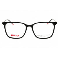 Hugo Men's Eyeglasses - Black/Red Plastic Rectangular Shape Frame | HG 1288 0OIT 00 ,