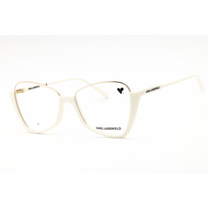 Karl Lagerfeld Women's Eyeglasses - Cat Eye Shape Metal Full Rim Frame | KL354 105 ,