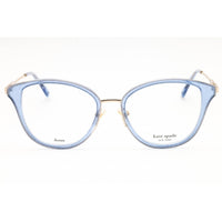 Kate Spade Women's Eyeglasses - Blue Glitter Metal Cat Eye Frame | HALLIE/G 0JOO 00 ,
