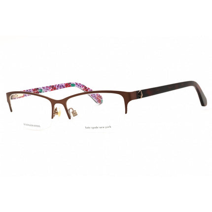 Kate Spade Women's Eyeglasses - Rectangular Metal Half Rim Frame | Marnie 0086 00 ,