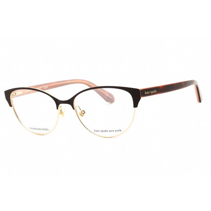 Kate Spade Women's Eyeglasses - Brown Plastic Full Rim Cat Eye Frame | EMELYN 009Q 00 ,