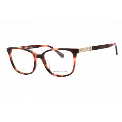 Kate Spade Women's Eyeglasses - Havana Plastic Rectangular Shape Frame | DAVINA 086 00 ,