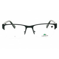 Lacoste Men's Eyeglasses - Matte Green Rectangular Metal Half Rim Frame | L2299 301 ,