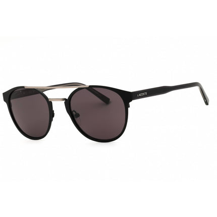Lacoste Men's Sunglasses - Round Shape Matte Black Metal Full Rim Frame | L263S 002 ,