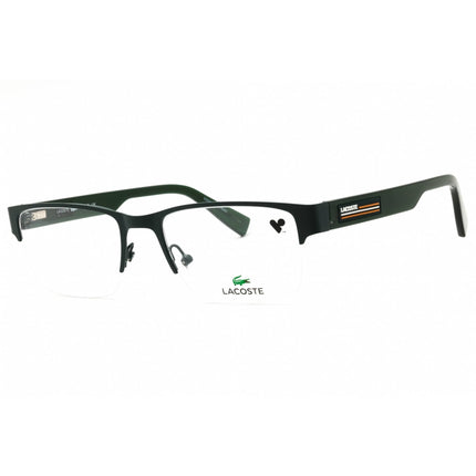 Lacoste Men's Eyeglasses - Rectangular Shape Metal Half Rim Frame | L2299N 301 ,