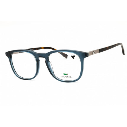 Lacoste Men's Eyeglasses - Round Shape Blue Acetate Full Rim Frame | L2889 400 ,