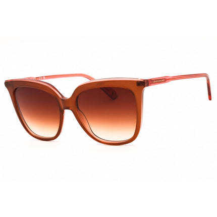 Longchamp Women's Sunglasses - Brown/Rose Acetate Rectangular Shape Frame | LO728S 207 ,
