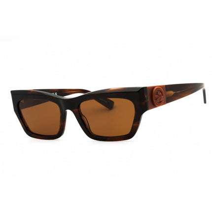 Longchamp Women's Sunglasses - Striped Brown Acetate Cat Eye Shape Frame | LO763S 211 ,