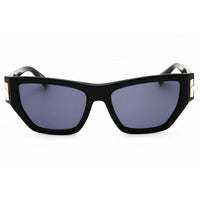 Longchamp Women's Sunglasses - Black/Blue Acetate Cat Eye Shape Frame | LO774S 001 ,