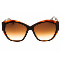 Longchamp Women's Sunglasses - Black/Havana Honey Cat Eye Shape Frame | LO712SN 011 ,
