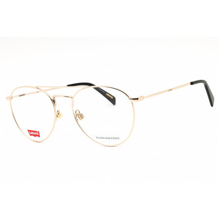 Levi's Unisex Eyeglasses - Aviator Shape Metal Full Rim Frame | LV 1006 0J5G 00 ,