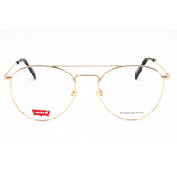 Levi's Unisex Eyeglasses - Aviator Shape Metal Full Rim Frame | LV 1006 0J5G 00 ,