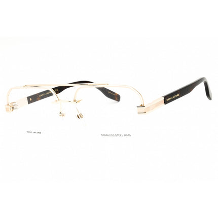 Marc Jacobs Men's Eyeglasses - Gold/Havana Rectangular Metal Frame | 714 006J 00 ,