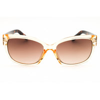 Nautica Women's Sunglasses - Peach/Brown Rectangular Shape Full Rim Frame | N2223S 830 ,
