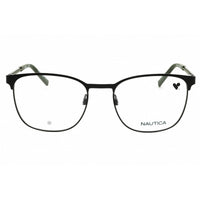 Nautica Men's Eyeglasses - Matte Black Metal Round Shape Full Rim Frame | N7343 005 ,