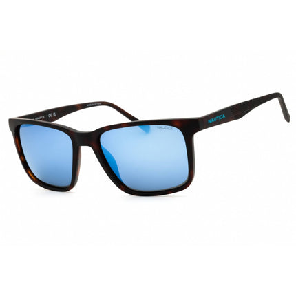 Nautica Men's Sunglasses - Matte Dark Tortoise Rectangular Shape Frame | N6259SN 206 ,