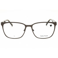 Nautica Men's Eyeglasses - Satin Dark Gunmetal Metal Full Rim Frame | N7346 N 030 ,
