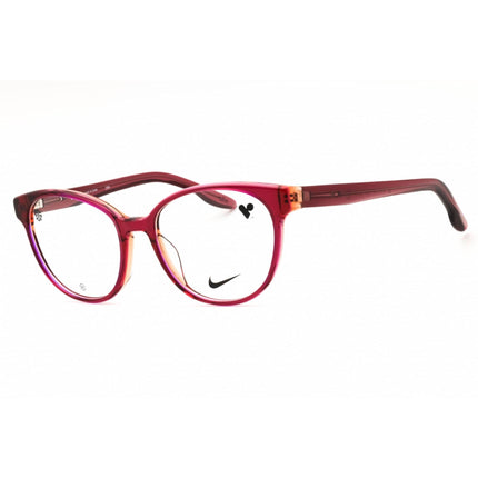 Nike Women's Eyeglasses - Crystal Berry/Pink Acetate Full Rim Cat Eye Frame | 7164 654 ,