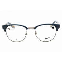 Nike Women's Eyeglasses - Ashen Slate/Gunmetal Metal Full Rim Round Frame | 8402 458 ,