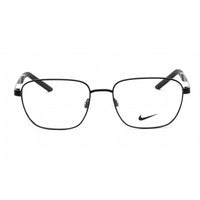Nike Unisex Eyeglasses - Satin Black Metal Full Rim Rectangular Shape Frame | 8212 001 ,