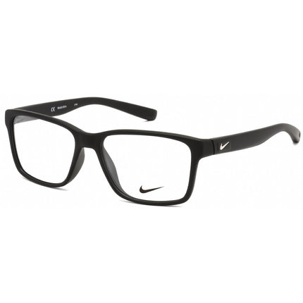 Nike Men's Eyeglasses - Matte Black Injected Propionate Rectangular Frame | 7091 001 ,