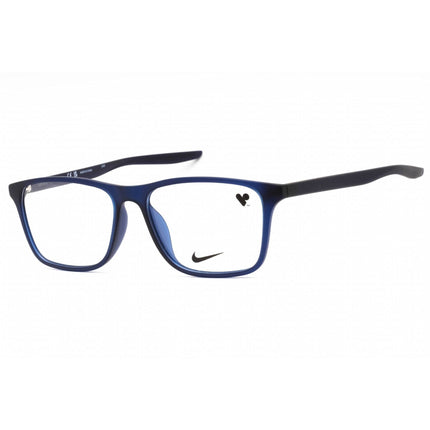 Nike Unisex Eyeglasses - Matte Midnight Navy Injected Propionate Frame | 7125 410 ,