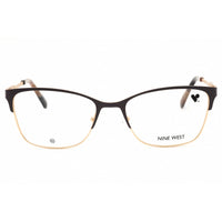 Nine West Women's Eyeglasses - Charcoal Metal Rectangular Shape Frame | NW1106 014 ,