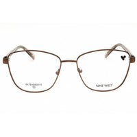 Nine West Women's Eyeglasses - Brown Metal Rectangular Full Rim Frame | NW8020 200 ,