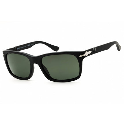 Persol Men Sunglasses - Black Acetate Full Rim Rectangular Frame | 0PO3048S 900058 ,