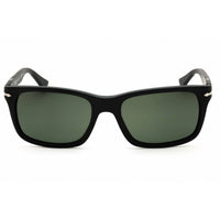 Persol Men Sunglasses - Black Acetate Full Rim Rectangular Frame | 0PO3048S 900058 ,
