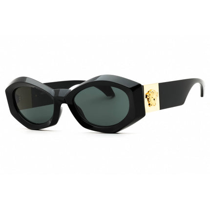 Versace Women's Sunglasses - Oval Black Plastic Full Rim Frame | 0VE4466U GB1/87 ,