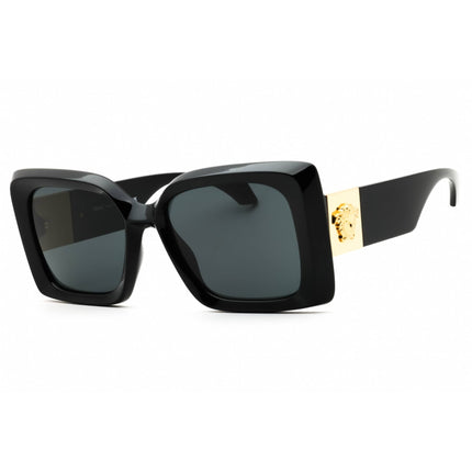 Versace Women's Sunglasses - Oversized Shape Black Plastic Frame | 0VE4467U GB1/87 ,