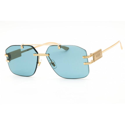 Versace Men Sunglasses - Gold Metal Rimless Rectangular Shape Frame | 0VE2275 100280 ,