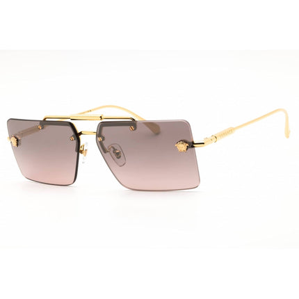 Versace Women Sunglasses - Gold Metal Rimless Rectangular Shape Frame | 0VE2245 100258 ,