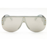 Versace Men's Sunglasses - Transparent Grey Shield Half Rim Frame | 0VE4391 311/6G ,
