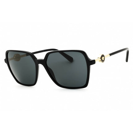 Versace Women's Sunglasses - Rectangular Shape Black Plastic Frame | 0VE4396 GB1/87 ,
