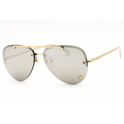 Versace Women Sunglasses - Pale Gold Metal Full Rim Aviator Frame | 0VE2231 12526G ,