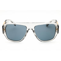 Versace Men's Sunglasses - Rectangular Grey Acetate Full Rim Frame | 0VE4436U 530580 ,