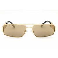 Versace Men Sunglasses - Gold Metal Full Rim Rectangular Shape Frame | 0VE2257 10025A ,