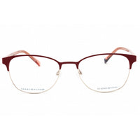 Tommy Hilfiger Women's Eyeglasses - Matte Red Full Rim Oval Frame | TH 1749 00Z3 00 ,