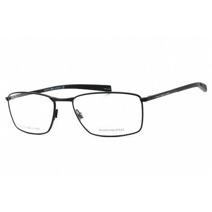 Tommy Hilfiger Men's Eyeglasses - Matte Black Rectangular Shape Frame | TH 1783 003 00 ,