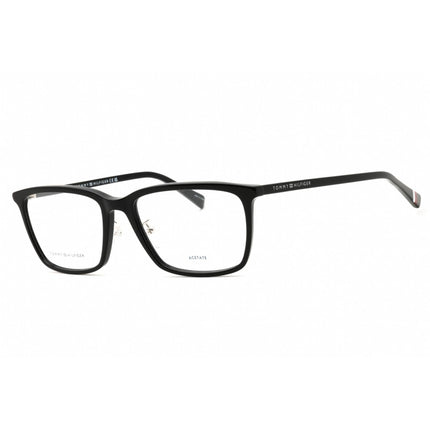 Tommy Hilfiger Men's Eyeglasses - Black Rectangular Shape Frame | TH 2015 F 0807 00 ,