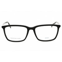 Tommy Hilfiger Men's Eyeglasses - Black Rectangular Shape Frame | TH 2015 F 0807 00 ,